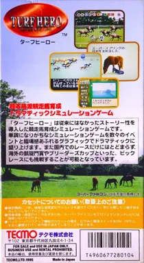 Turf Hero (Japan) box cover back